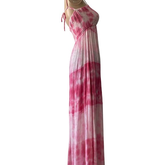 Southern Breeze Tie Dye Flowy Size M Maxi Dress - Picture 2 of 7